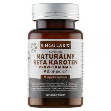 Zdjęcie produktu - Singularis Naturalny Beta karoten prowitamina A, 90 kaps.