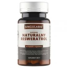 Zdjęcie produktu - SINGULARIS Naturalny Resweratrol, 60 kapsułek