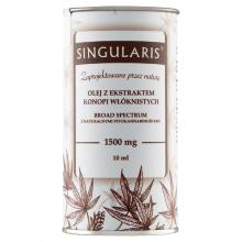 Zdjęcie produktu - SINGULARIS Olej z ekstraktem konopi wł&oacute;knistych Broad Spectrum z naturalnymi fitokannabinoidami 1500mg, 10ml