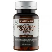 Zdjęcie produktu - Singularis Pikolinian Chromu Forte 200mcg, 60 kaps. KR&Oacute;TKA DATA 31.08.2026