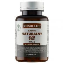 Zdjęcie produktu - SINGULARIS Superior Naturalny Jod Kelp 200 &micro;g, 120 kapsułek wegańskich