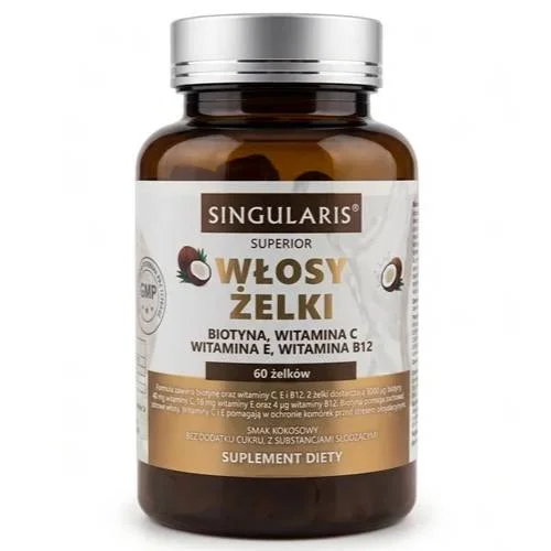 Zdjęcie produktu - Singularis Superior Włosy Żelki, 60 szt.