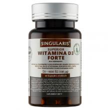 Zdjęcie produktu - SINGULARIS Witamina D3 Forte 4000IU - 60kaps