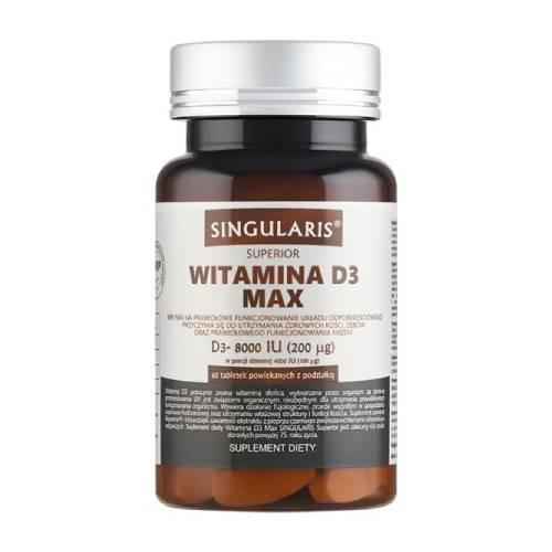 Zdjęcie produktu - Singularis Witamina D3 Max, 60 tabl.