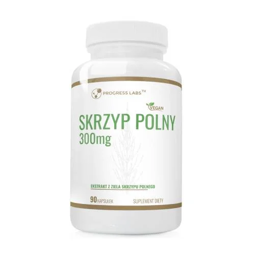 Zdjęcie produktu - Progress Labs Skrzyp polny ekstrakt 300 mg, 90 kaps.