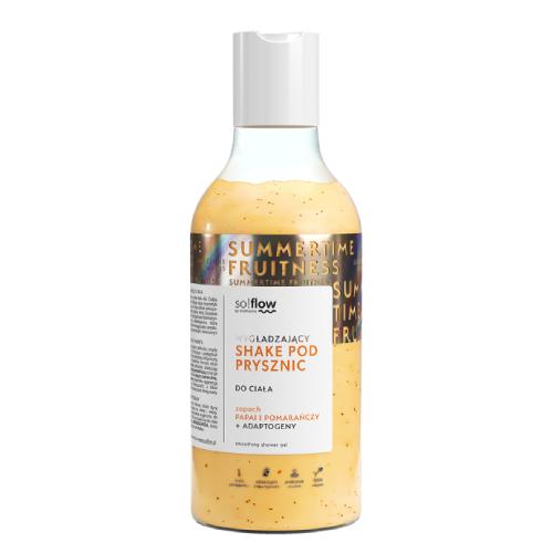 Zdjęcie produktu - so!flow by Vis Plantis Wygładzający shake pod prysznic papaja i pomarańcza, 400ml