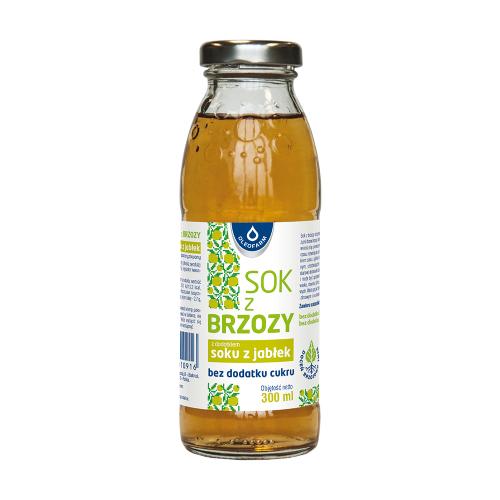 Zdjęcie produktu - OLEOFARM Sok z brzozy z dodatkiem soku z jabłek, 300ml