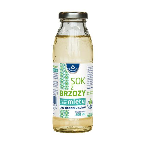 Zdjęcie produktu - OLEOFARM Sok z brzozy z miętą, 300ml