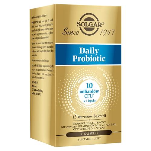 Zdjęcie produktu - Solgar Daily Probiotic, 30 kaps.