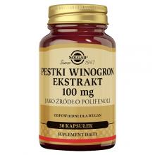 Zdjęcie produktu - SOLGAR Pestki z Winogron ekstrakt 100 mg - 30 kapsułek