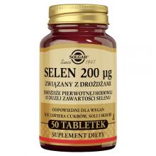 Zdjęcie produktu - SOLGAR Selen 200 &mu;g z drożdżami, 50 tabl.