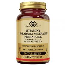 Zdjęcie produktu - Solgar Witaminy i minerały prenatalne, 60 tab.