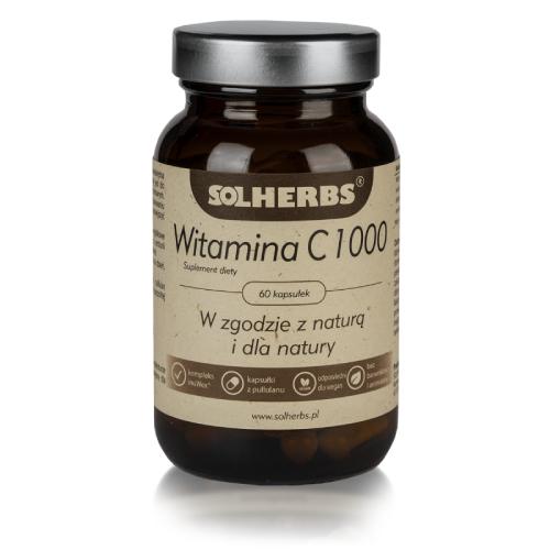 Zdjęcie produktu - SOLHERBS Witamina C 1000, 60kaps.