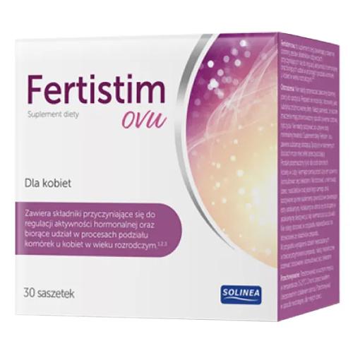 Zdjęcie produktu - Fertistim Ovu smak owoce leśne, 30 sasz. USZKODZONE TEKTUROWE OPAKOWANIE