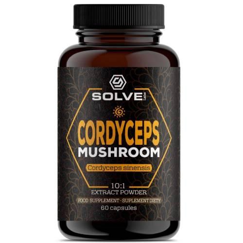 Zdjęcie produktu - Solve Labs Cordyceps 10:1 Ekstrakt, 60 kaps.