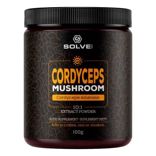 Zdjęcie produktu - Solve Labs Cordyceps 10:1 ekstrakt z maczużnika chińskiego, 100 g