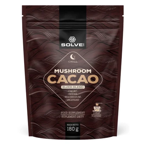 Zdjęcie produktu - Solve Labs Mushroom Cacao, 180 g