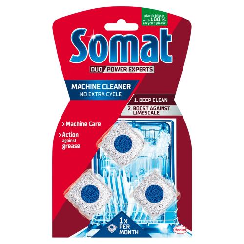 Zdjęcie produktu - SOMAT Duo Środek do czyszczenia zmywarek, 3x19g