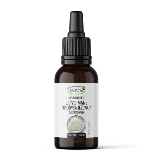 Zdjęcie produktu - NatVita Sopl&oacute;wka Jeżowata Ekstrakt w glicerosomach, 30 ml