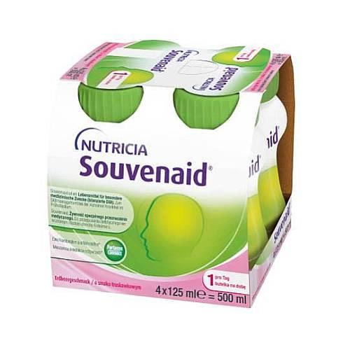 Zdjęcie produktu - Sovenaid Nap&oacute;j o smaku truskawkowym, 4 x 125 ml