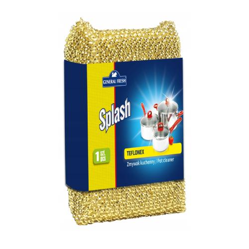 SPALSH Teflonex Zmywak kuchenny złoty/srebrny, 1szt.
