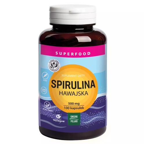Zdjęcie produktu - Spirulina Hawajska 500 mg, 100 tabl.