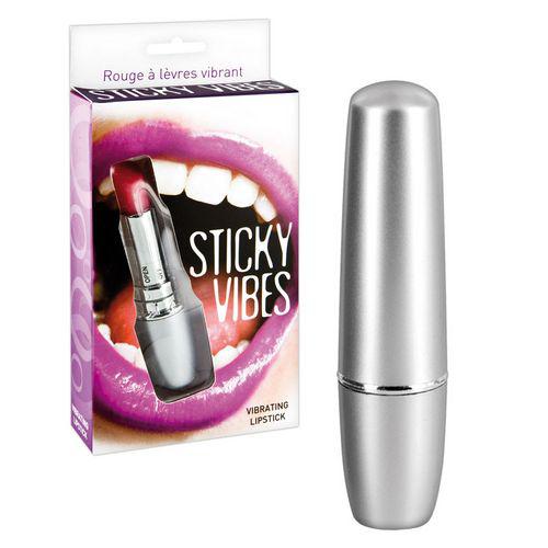 Sticky Vibes Dyskretny wibrator srebna szminka