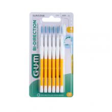Zdjęcie produktu - Sunstar GUM Bi-Direction Szczoteczki międzyzębowe 1,4mm (ż&oacute;łte 2714), 6 szt.
