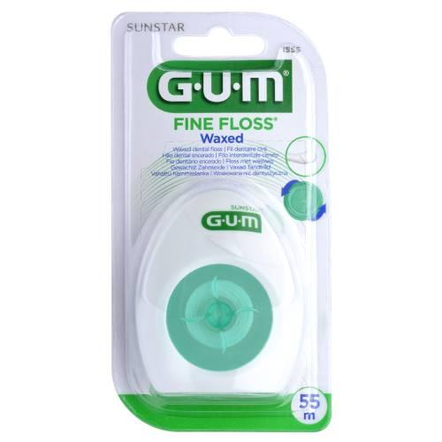 Zdjęcie produktu - Sunstar GUM Fine-Floss Nić dentystyczna (1555), 55 m