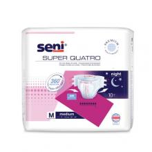Zdjęcie produktu - SUPER SENI QUATRO Pieluchomajtki dla dorosłych Medium M, 10szt.