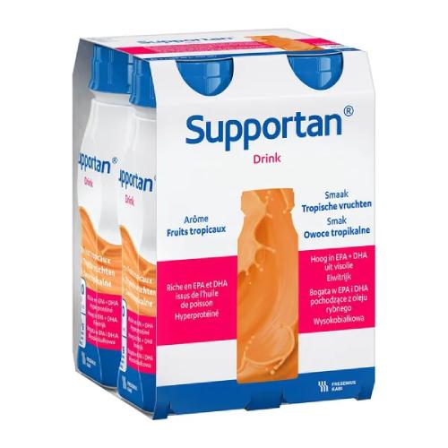 Zdjęcie produktu - Supportan Drink owoce tropikalne (nowe opakowanie), 4x200ml