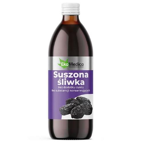 Zdjęcie produktu - Suszona śliwka sok EkaMedica, 500 ml	