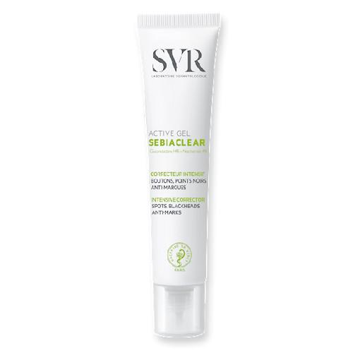 Zdjęcie produktu - SVR SEBIACLEAR ACTIVE GEL Żel intensywnie korygujący niedoskonałości, 40ml