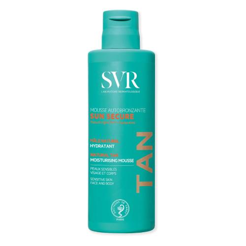 Zdjęcie produktu - SVR Sun Secure Self Tanning Mousse Moisturising Samoopalacz w piance, 150ml