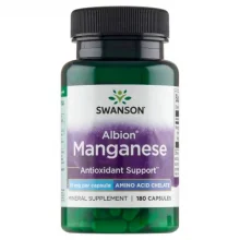 Zdjęcie produktu - SWANSON Albion Chelat Manganu 10mg, 180 kapsułek