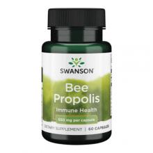 Zdjęcie produktu - SWANSON Bee Propolis 550 mg, 60 kapsułek