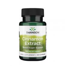 Zdjęcie produktu - SWANSON Cinnamon Extract 250mg, 90 kapsułek