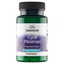 Zdjęcie produktu - SWANSON Cynk (pikolinian) 22mg - 60 kaps.