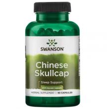 Zdjęcie produktu - SWANSON FS Chinese Skullcap (Tarczyca bajkalska) 400mg, 90 kapsułek