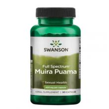 Zdjęcie produktu - SWANSON FS Muira Puama 400mg, 90 kapsułek