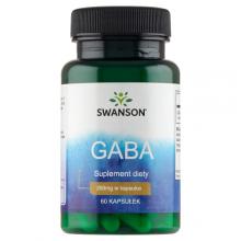 Zdjęcie produktu - SWANSON GABA 250mg - 60 kapsułek 