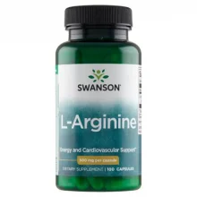Zdjęcie produktu - SWANSON L-Arginina 500mg, 100 kapsułek