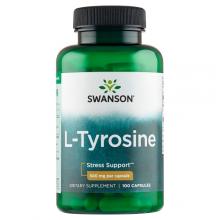 Zdjęcie produktu - SWANSON L-Tyrozyna 500mg - 100 kapsułek 