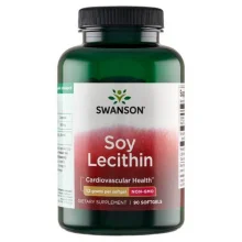 Zdjęcie produktu - SWANSON Lecithin NON GMO Lecytyna bez GMO 1200mg - 90 kapsułek