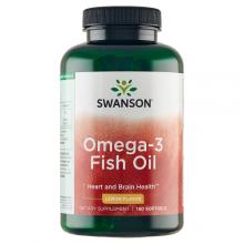 Zdjęcie produktu - SWANSON Omega3 smak cytrynowy 1g 150 kapsułek