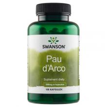 Zdjęcie produktu - SWANSON Pau d'Arco 500mg, 100 kapsułek