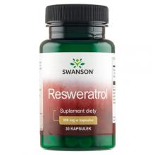 Zdjęcie produktu - SWANSON Resweratrol 250mg - 30 kapsułek 