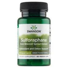 Zdjęcie produktu - SWANSON Sulforafan 400mcg, 60 kapsułek wegetariańskich