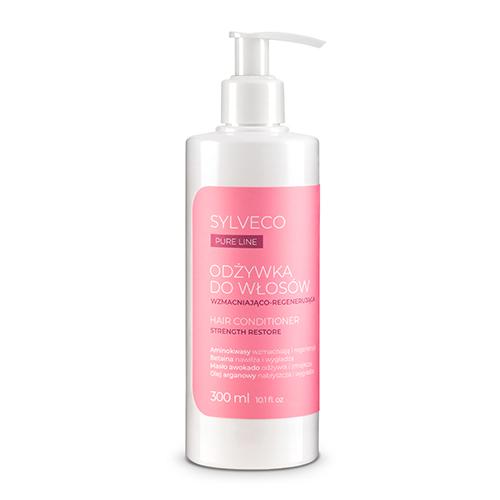 Zdjęcie produktu - Sylveco Pure Line Wzmacniająco-regenerująca odżywka do włos&oacute;w, 300 ml