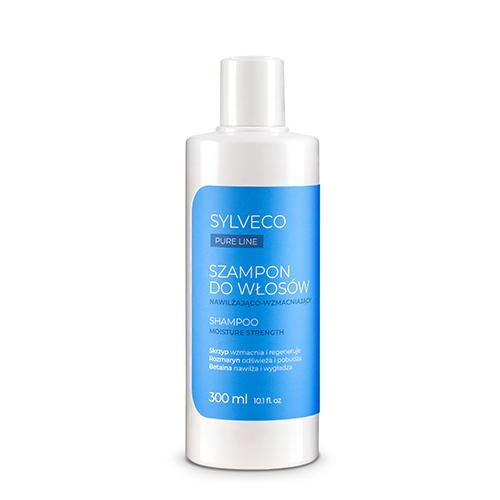 Zdjęcie produktu - Sylveco Pure Line Szampon do włos&oacute;w nawilżająco-wzmacniający, 300 ml